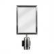 Absperrsystem RETRACTABLE - Inforahmen, chrom RS-SIGN-A4-PS