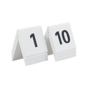 Tischnummerset 1 - 10 TN-21-30-WT