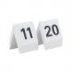 Tischnummerset 21 - 30 TN-21-30-WT
