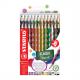 Dreikant-Buntstifte EASYcolors R, 6er Etui 332/12-1