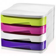 Schubladenbox GLOSS, bunt