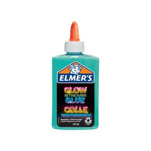 Glow in the Dark Bastelkleber, blau 2162078