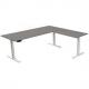 Symbolbild: Sitz-/Steh-Schreibtisch "Move 3" mit Anbauelement, graphit 10383955
