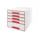 Schubladenbox WOW CUBE, perlweiß / grün 5214-20-26