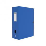 Sammelbox MEMPHIS, mit Druckknopfverschluss, blau