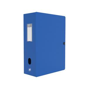 Sammelbox MEMPHIS, mit Druckknopfverschluss, blau 100200171