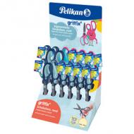 griffix® Schulschere spitz, 12er Thekendisplay