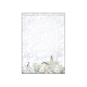 Weihnachts-Motiv-Papier "White Stars" DP633