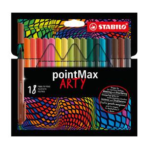 Fasermaler pointMax ARTY Edition - 18er Karton-Etui 488/24-2-20