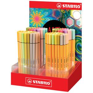 Fineliner point 88 / Fasermaler Pen 68 ARTY Edition, 160er Thekendisplay 8868/160-1