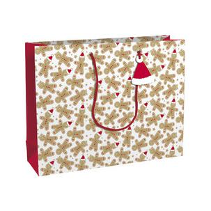 Weihnachts-Geschenktüte "Lebkuchen", groß X-30894-6C