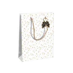 Weihnachts-Geschenktüte "Black Holly", mittel X-30906-2C