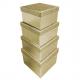 Geschenkboxen-Set "Glitter gold", 4-teilig X-31049-BXC