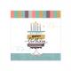 Geburtstaskarte "Happy Eco B-day Garland" 40054230