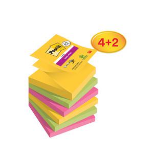 Super Sticky Z-Notes Carnival Collection, 4+2 R330-SSCARN-P4+