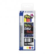 Kreidemarker Lumocolor chalk marker, 4er Etui