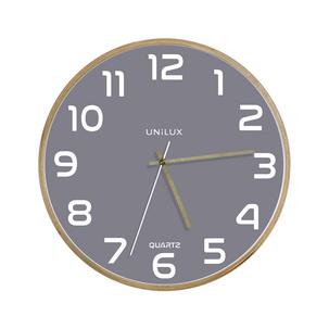 Wanduhr / Quarzuhr "BALTIC", buche / grau 400165110