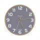 Wanduhr / Quarzuhr "BALTIC", buche / ziegelrot 400165110