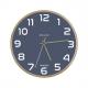 Wanduhr / Quarzuhr "BALTIC", buche / ziegelrot 400165110