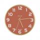 Wanduhr / Quarzuhr "BALTIC", buche / ziegelrot 400165110