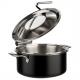 Chafing Dish-Set, Edelstahl schwarz 12330