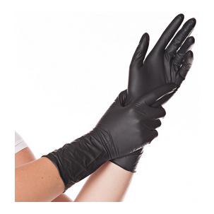Symbolbild: Nitril-Handschuh EXTRA LONG, schwarz 27054