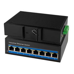 Industrial Fast Ethernet POE Switch, 8-Port, Unmanaged NS201