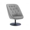 Drehsessel SCOOP, grau