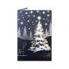 Weihnachtskarte "Blauer Winterwald"