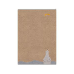 Weihnachts-Motiv-Papier "Polar bear with shooting star" DP412