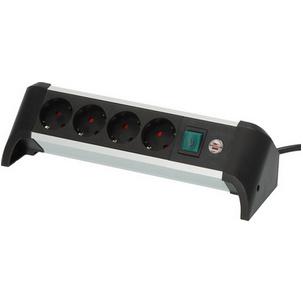 Steckdosenleiste Alu-Office-Line, 4-fach 1391040400
