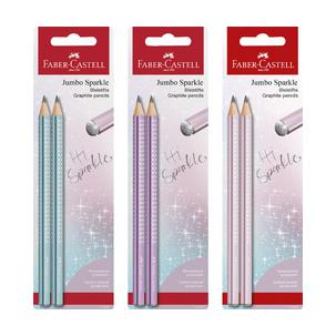 Bleistiftset Jumbo GRIP SPARKLE, farbig sortiert  111683