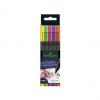 Fineliner GRIP FINEPEN Neon, 5er Kartonetui