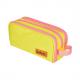 Doppel-Schlamper-Etui Uni, blau/orange 300001511