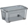 Aufbewahrungsbox SHADOW, mit Rollen, 43 Liter