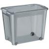Aufbewahrungsbox SHADOW, mit Rollen, 67 Liter