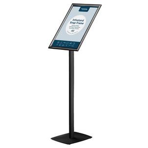 Infoständer mit Klapprahmen, schwarz 355045