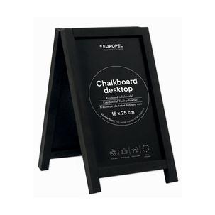 Kreidetafel Tischaufsteller, schwarz 356282