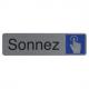 Hinweisschild "Sonnez" 67154E