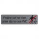 Hinweisschild "Toilettes handicapés" 67161E