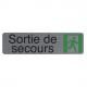 Hinweisschild "Sortie" 67172E