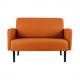 2-Sitzer Sofa LISBOA, rot LC2PC.01.19