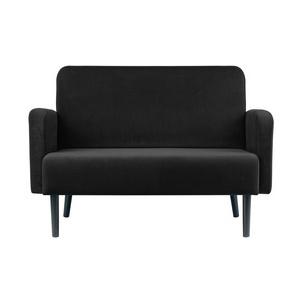 2-Sitzer Sofa LISBOA, schwarz LC2PV.01.11