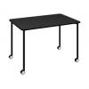 Mobiler Tisch FLEX OFFICE, schwarz