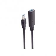 USB 3.0 Aktives Verlängerungskabel, USB-A Stecker - USB-A Kupplung