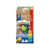 Dreikant-Buntstift Noris colour jumbo, 9 + 1 Kartonetui (BONUSPACK)