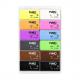 Modelliermasse-Set "neon", 12er-Set 8013 C12-3