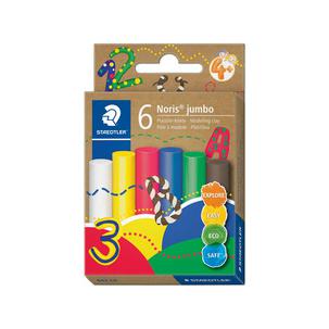 Plastilin-Knete Noris jumbo, Basic-Farben 842 C6