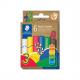 Plastilin-Knete Noris jumbo, Pastell-Farben 842 C6