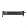Steckdosenleiste Alu-Office-Line, 4-fach